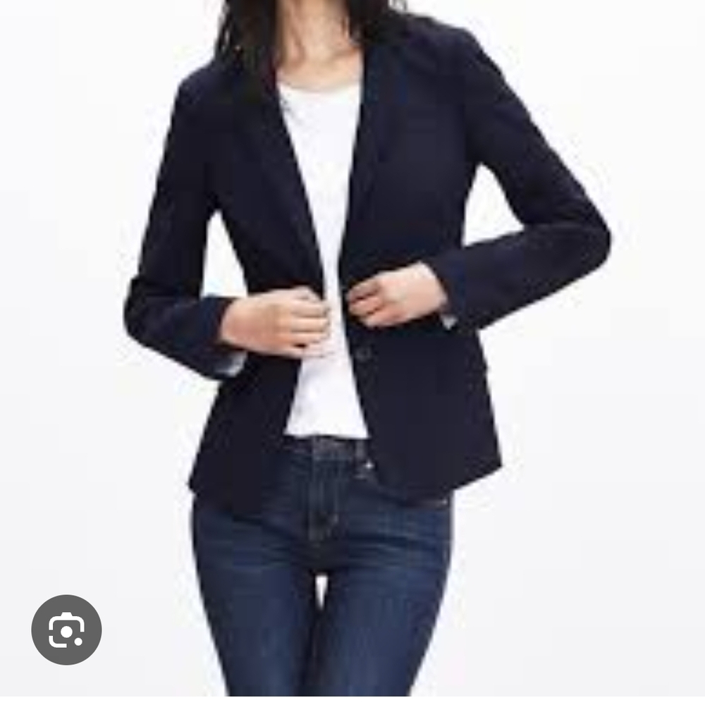 Banana Republic Elegant Dark Blue Blazer
